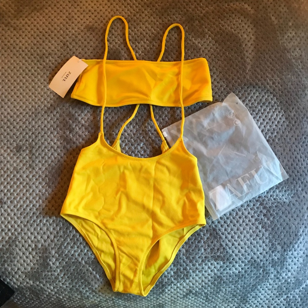 Cute two piece bathing suit
